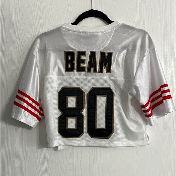 Jim Beam White and Red Cropped Jersey - Picture 2 of 2